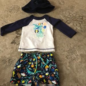 Cat and jack 3 piece swim set